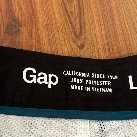 GAP black and white striped men’s swim trunks, bathing suit, size XL board short - Picture 2 of 5